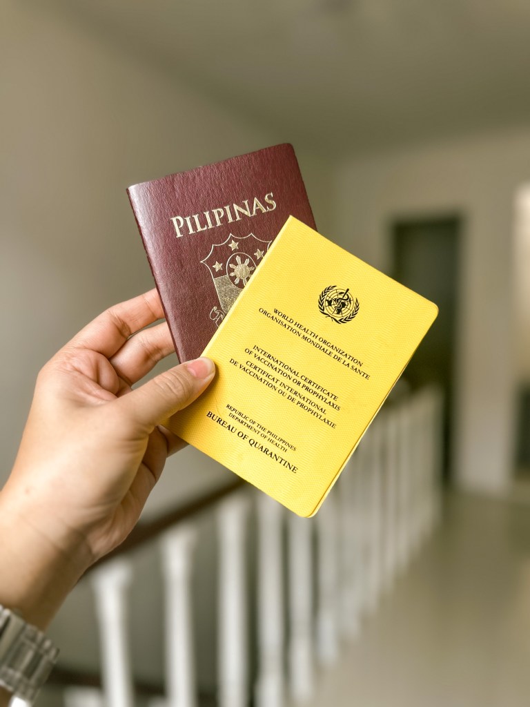 Philippine Passport and Yellow Card